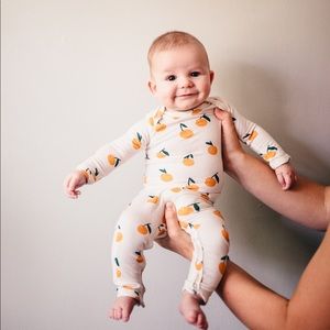 Spearmint Love Oranges Romper